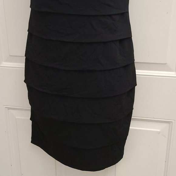 Enfocus Black and Silver Sleeveless Dress - Picture 5 of 8
